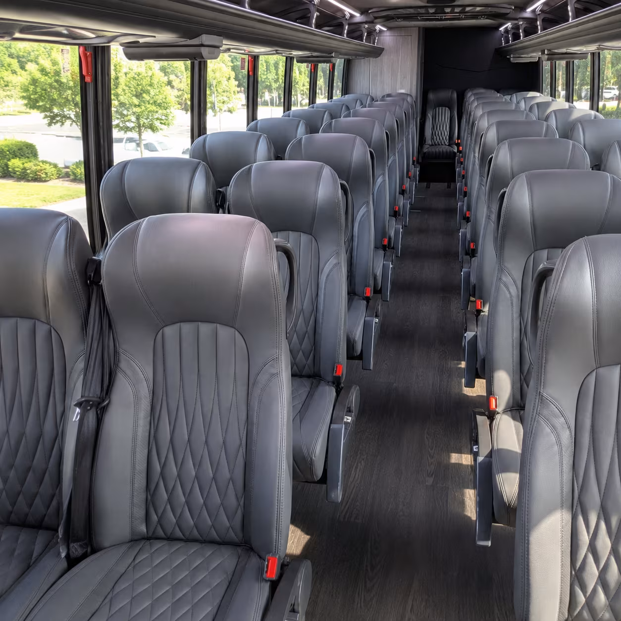 35 passenger minibus interior