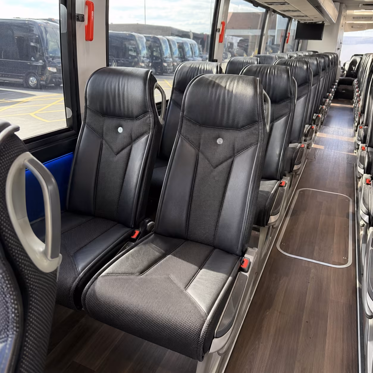 suffolk charter bus rental interior